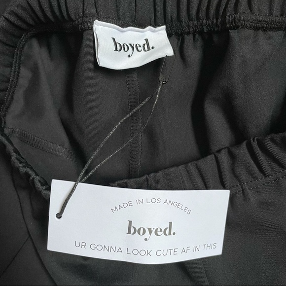 boyed. Black a Bit of Flare Stretch High Waisted Pants NWT Size Small - Picture 6 of 10